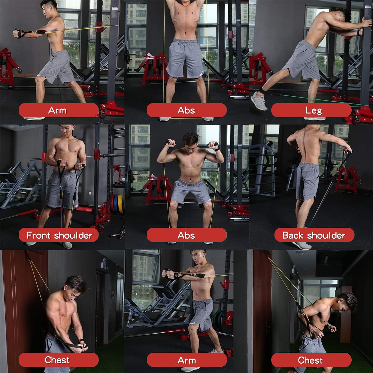 WHATAFIT Resistance Bands Set with Handles