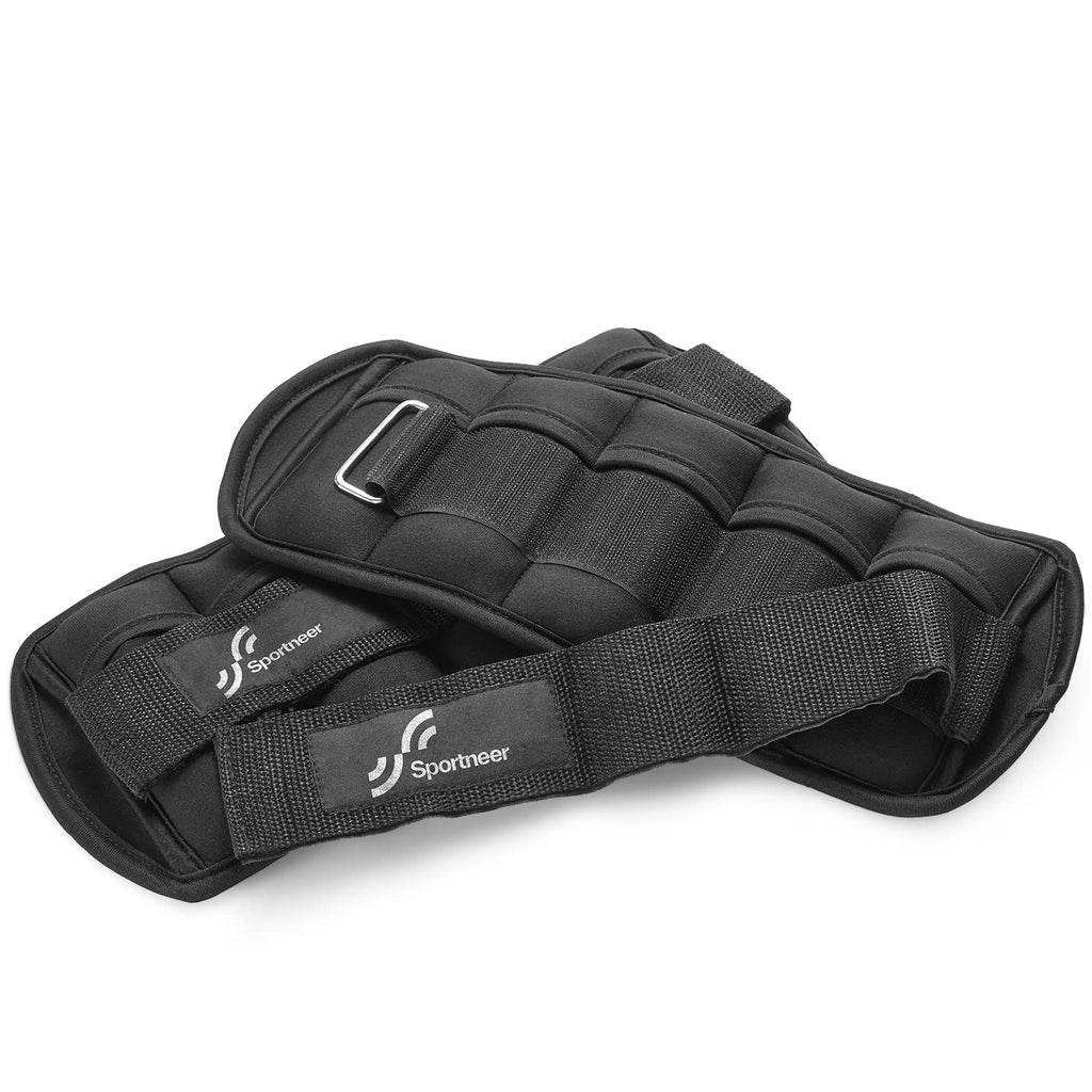 Sportneer Adjustable Ankle Weights Set (2–10 lbs)