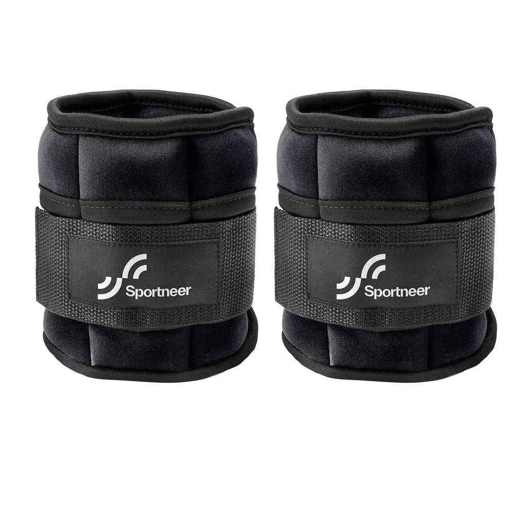 Sportneer Adjustable Ankle Weights Set (2–10 lbs)