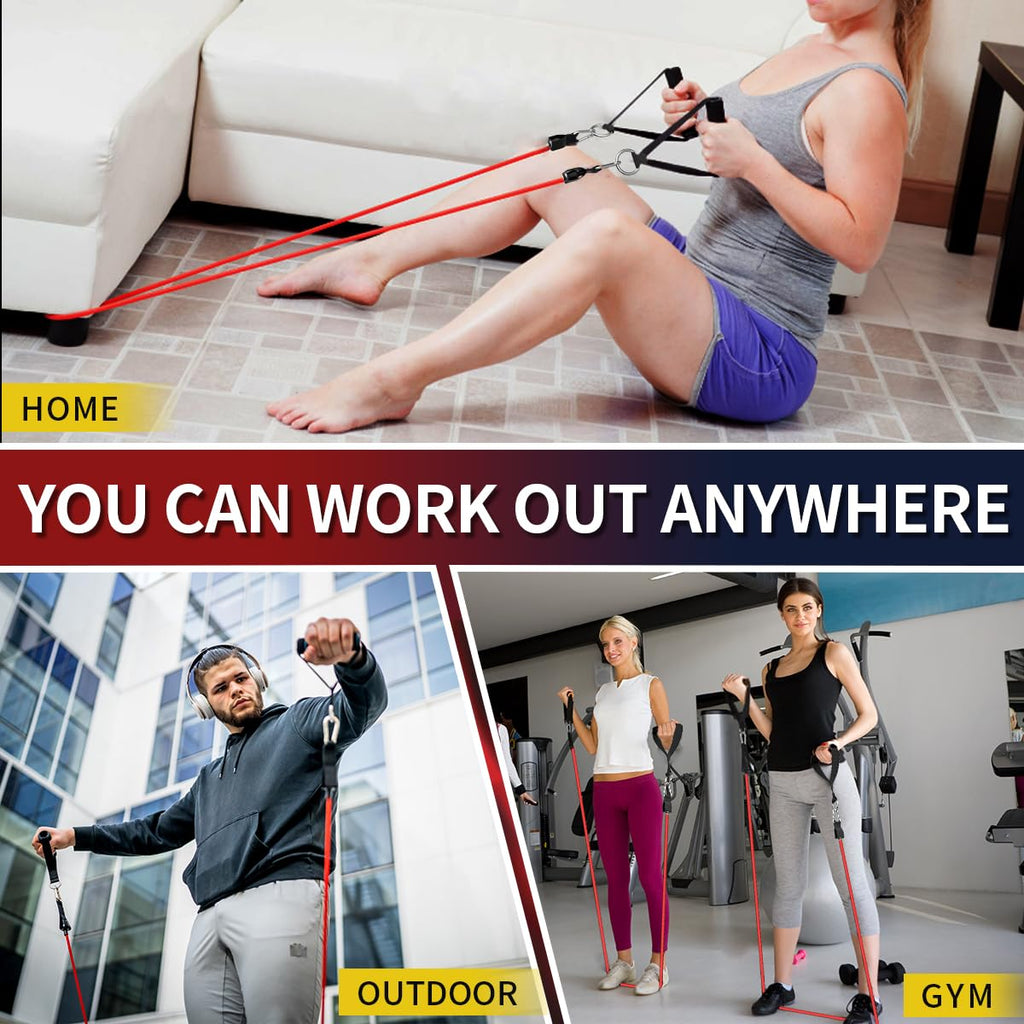 WHATAFIT Resistance Bands Set with Handles