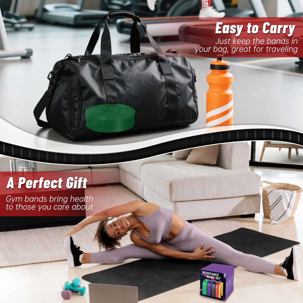 5-Level Pull Up Resistance Bands