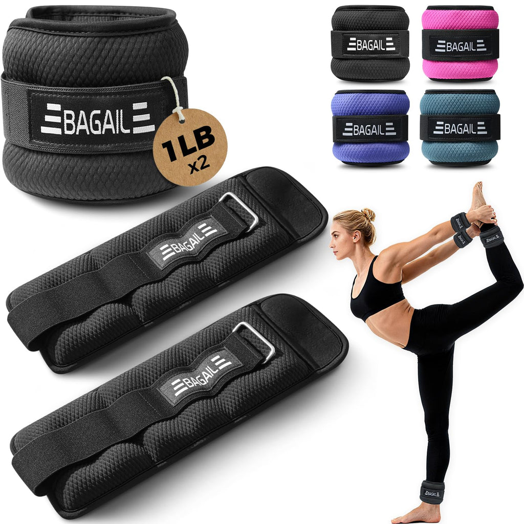 BAGAIL Wearable Ankle & Wrist Weights – 2lb