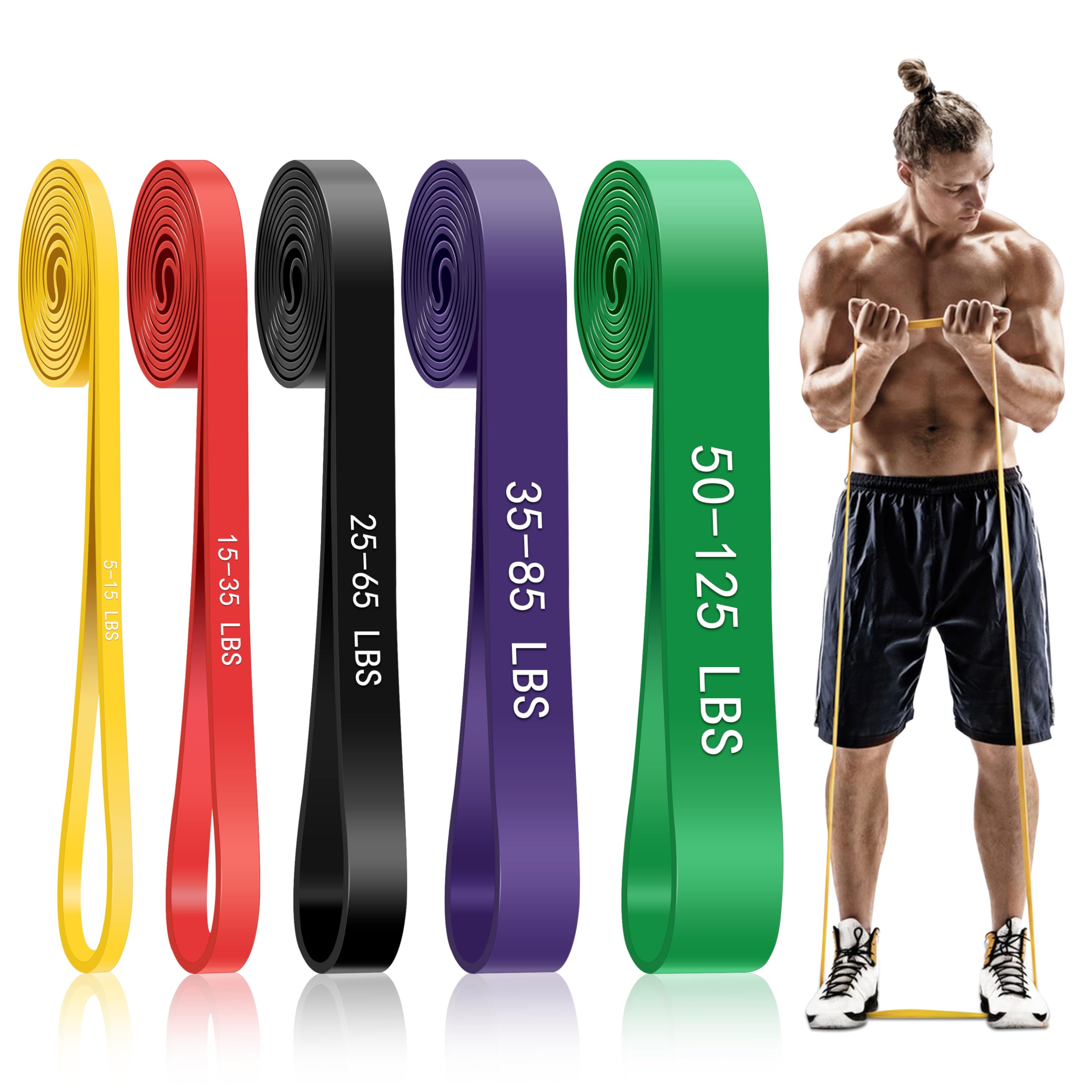 5-Level Pull Up Resistance Bands