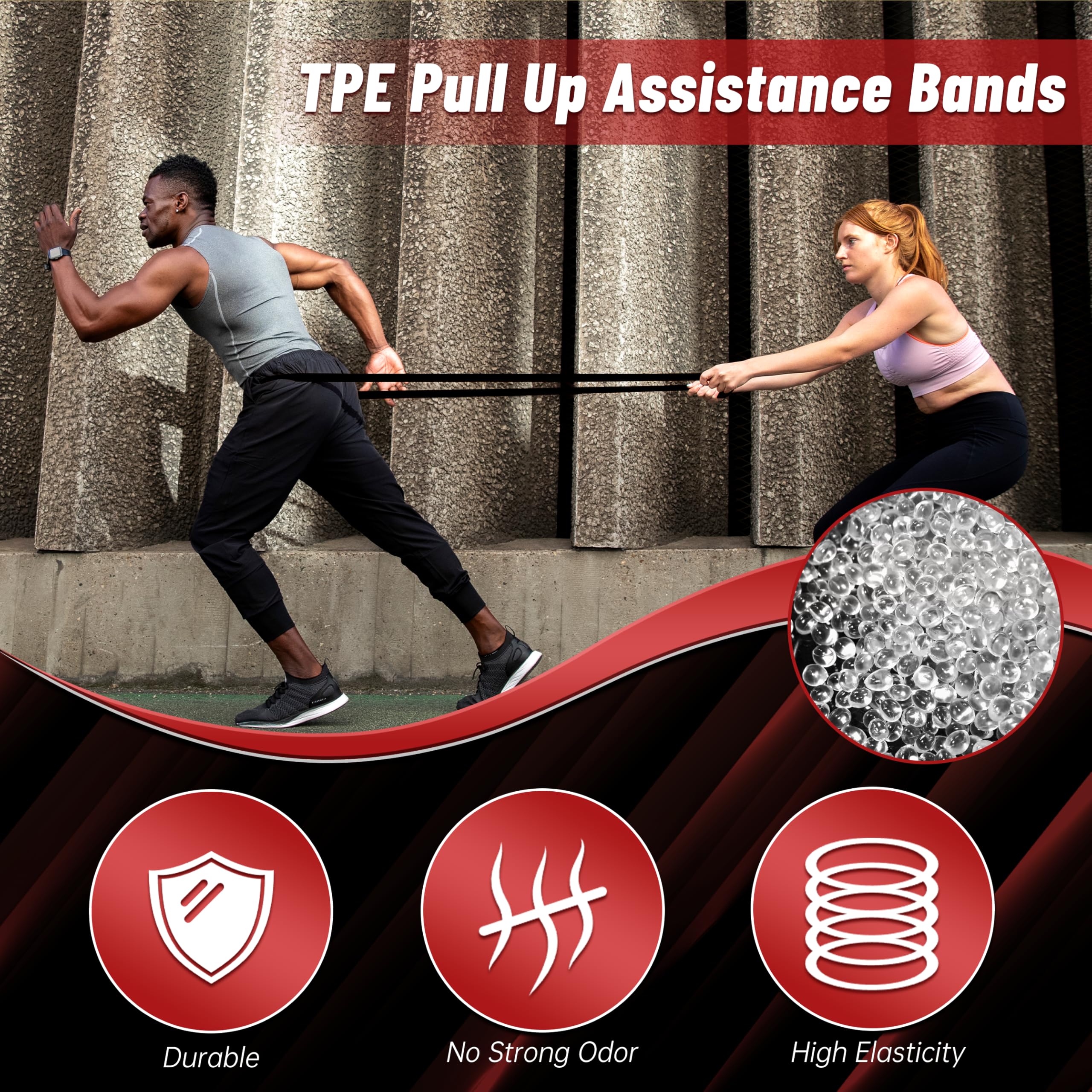 5-Level Pull Up Resistance Bands
